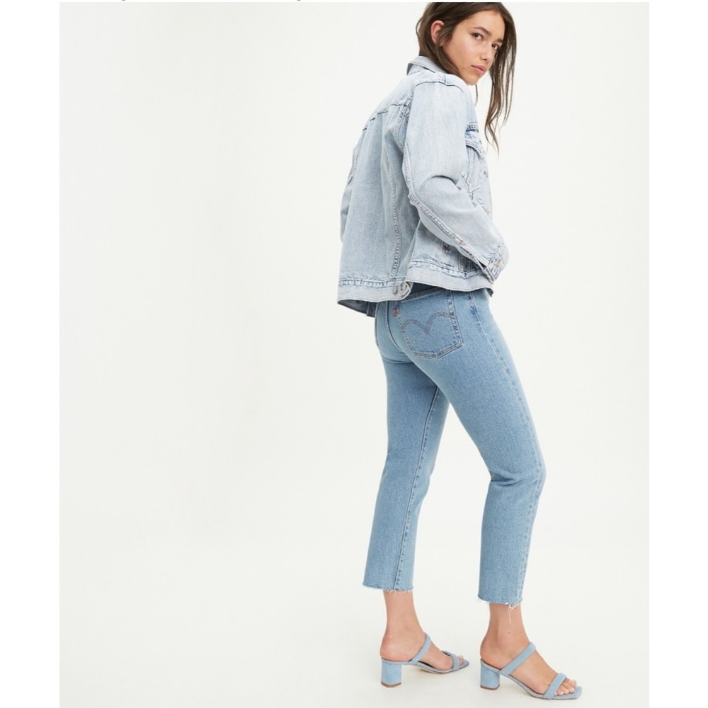 Levi's Light Blue Ankle & Cropped Jeans